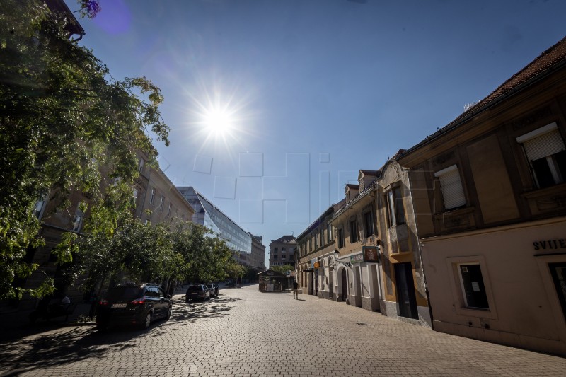 Sunčano i vruće u Zagrebu