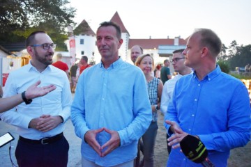 Bosilj, Tomašević i Jakšić na Špancirfestu