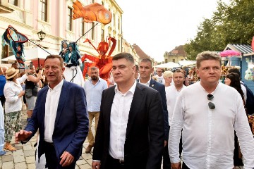 Milanović posjetio Špancirfest