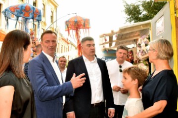 Milanović posjetio Špancirfest