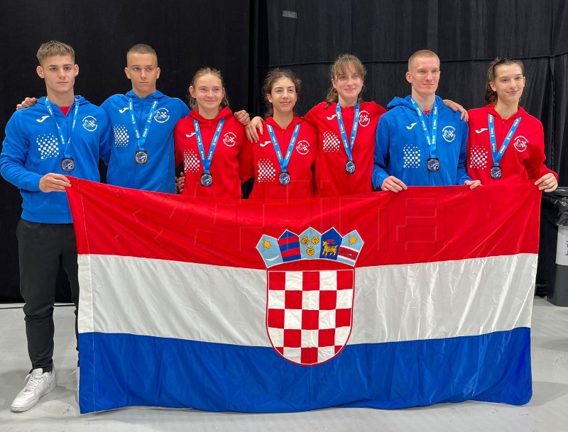 Croatia wins 2 golds, 1 silver, 4 bronzes at European Junior Taekwondo Championships