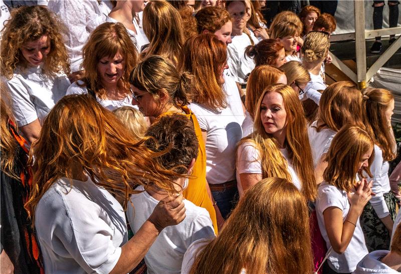 Tisuće crvenokosih slavi na godišnjem festivalu u Nizozemskoj