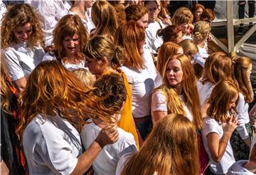 Tisuće crvenokosih slavi na godišnjem festivalu u Nizozemskoj