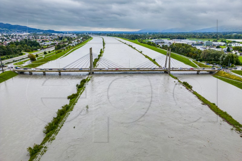 SWITZERLAND RHINE FLOOD