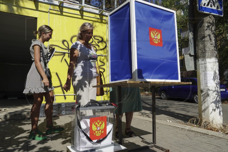 RUSSIA UKRAINE CONFLICT ELECTIONS