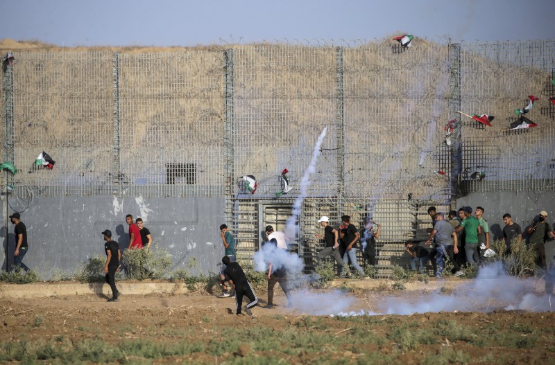 MIDEAST ISRAEL PALESTINIANS PROTEST