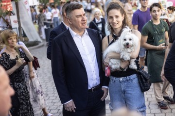 Milanović na ZeGeVege: Festival mi se sviđa zbog miroljubivosti i što nema agresije