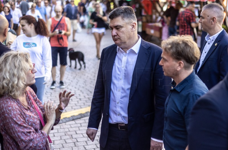 Milanović visits ZeGeVege festival of sustainable living