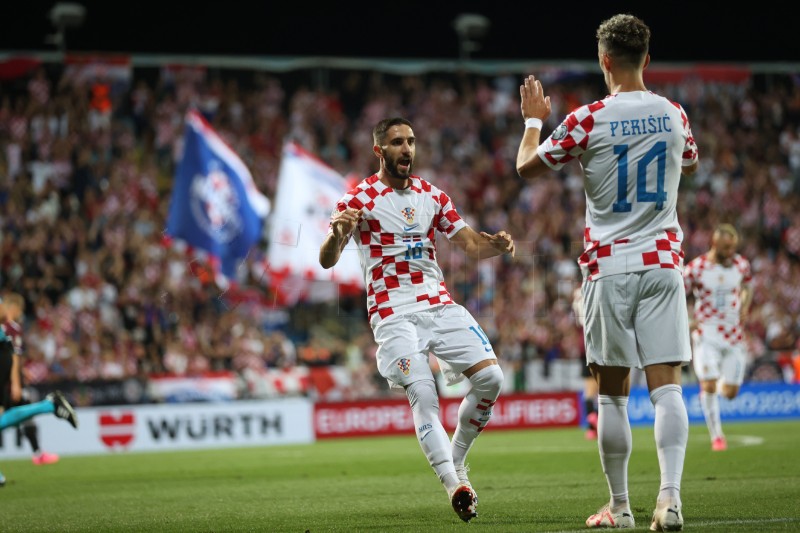 Kvalifikacije za EURO 2024.: Hrvatska - Latvija