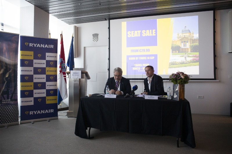 Ryanair na konferenciji za medije predstavo planove za Zagreb i Hrvatsku 