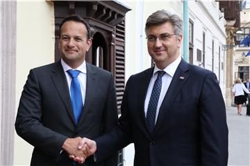 Croatian PM arrives in Dublin for official visit to Ireland