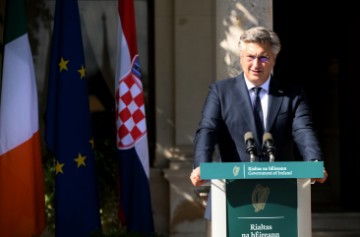 Dublin: Premijer Plenković s predsjednikom Vlade Irske Leom Varadkarom