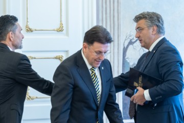 Plenković s predstavnicima HUP-a, HGK, SUH, MUH, HPK, HOK