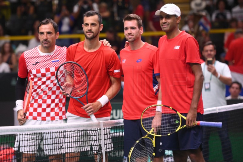 Davis Cup, parovi: Hrvatska - SAD