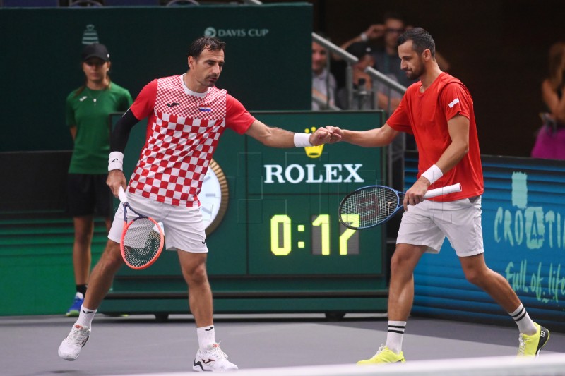 Davis Cup, parovi: Hrvatska - SAD