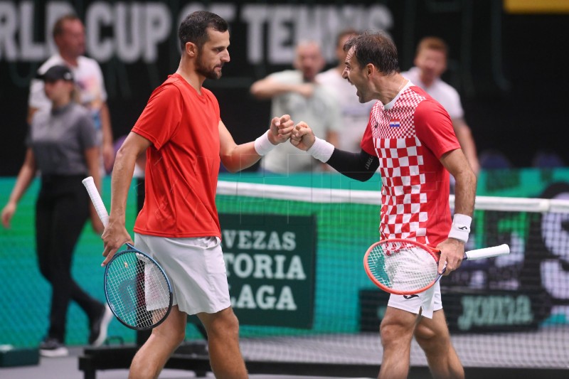 Davis Cup, parovi: Hrvatska - SAD