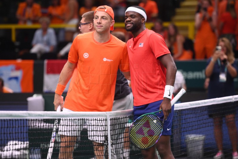 Davis Cup, Nizozemska - SAD: Griekspoor -  Tiafoe