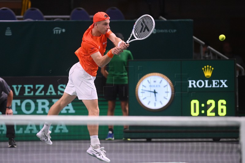 Davis Cup, Nizozemska - SAD: Griekspoor -  Tiafoe