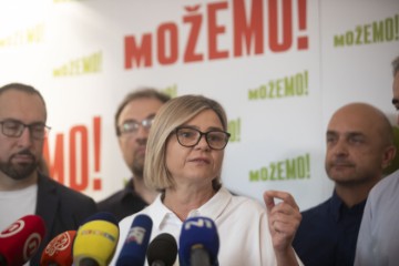 Konferencija za medije stranke Možemo!