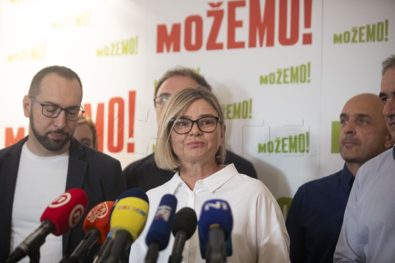 Konferencija za medije stranke Možemo!