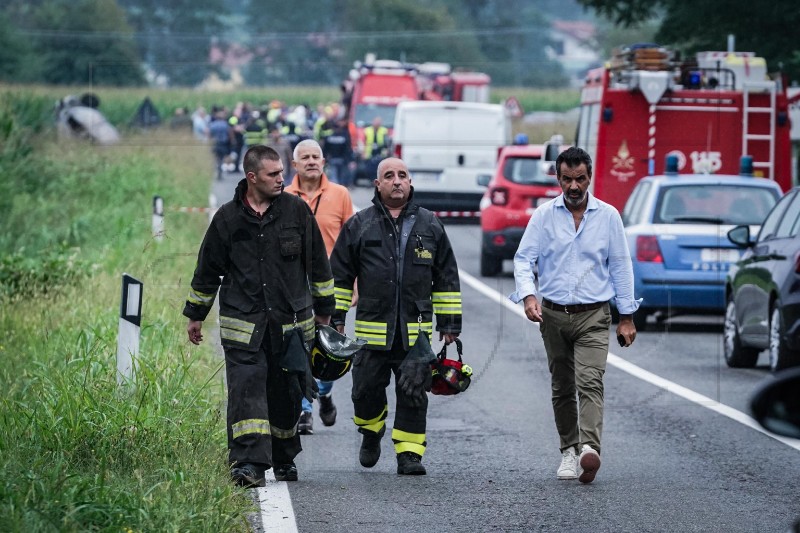 ITALY ACCIDENT FRECCE TRICOLORI CRASH