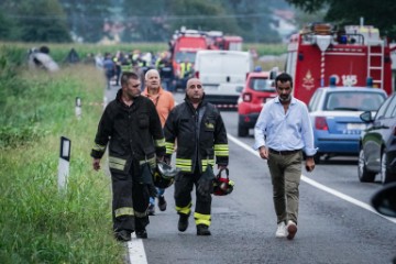 ITALY ACCIDENT FRECCE TRICOLORI CRASH