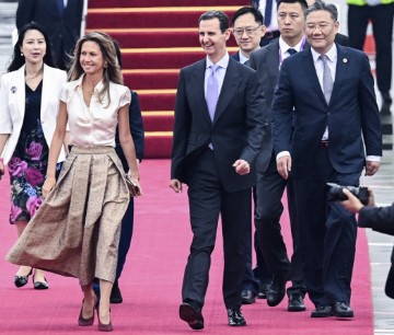 CHINA SYRIAN PRESIDENT A-ASSAD ASIAN GAMES