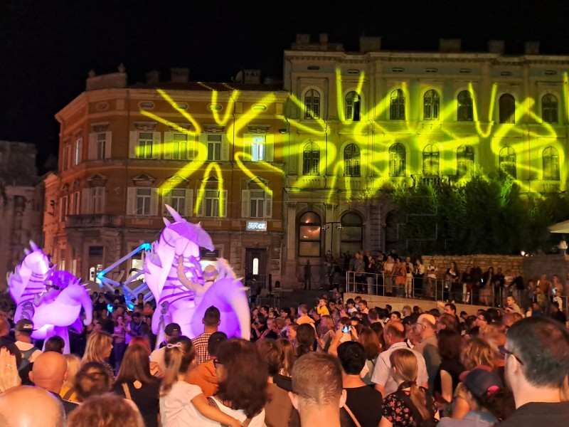  9th festival of lights "Visualia" opens in Pula