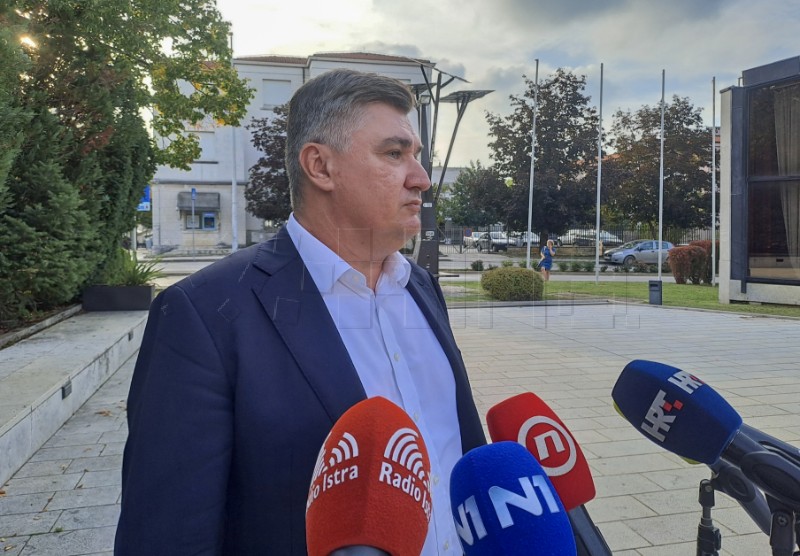 Milanović says Komšić does not speak on behalf of BiH and its citizens