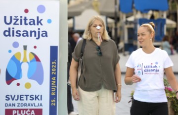 Kampanja "Užitak disanja" povodom Svjetskog dana zdravlja pluća