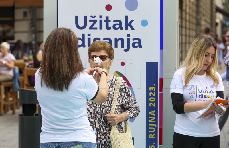 Kampanja "Užitak disanja" povodom Svjetskog dana zdravlja pluća