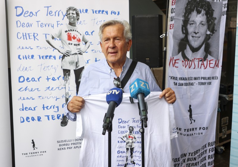 Proceeds from Terry Fox Run to go to Zagreb Hospital for Children's Diseases