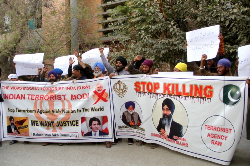 PAKISTAN SIKH PROTEST