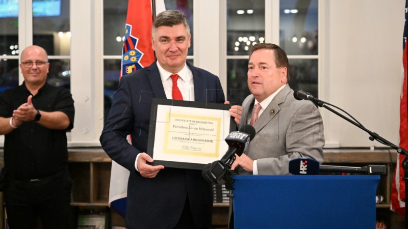 Milanović calls on New Orleans Croats to continue nurturing their heritage