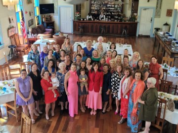 Croatia's First Lady meets female members of Croatian American Society in Louisiana