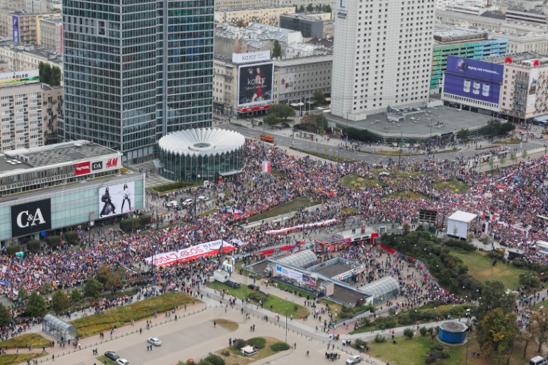 POLAND OPPOSITION RALLY