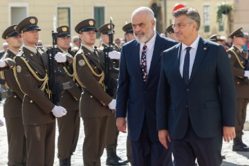 Albanski premijer Rama sastao se s premijerom Plenkovićem