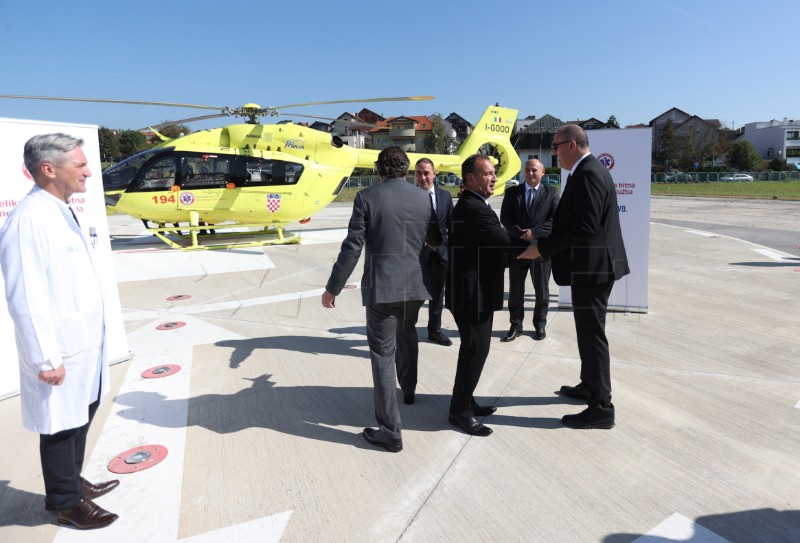 Helikopter Hitne medicinske službe u RH sletio je na helidrom KB Dubrava