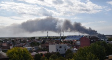 Lokaliziran požar u osječkoj tvornici "Drava international"