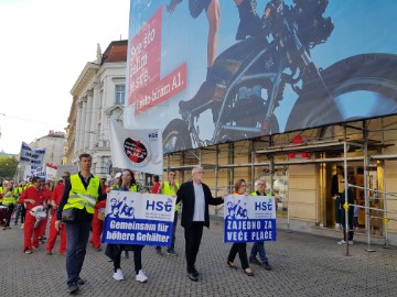  Prosvjed radnika A1 Hrvatska