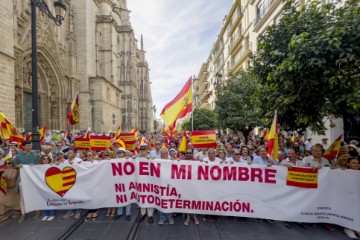 SPAIN AMNESTY PROTEST