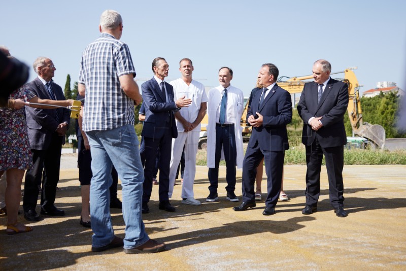 Službeno otvaranje radova na helidromu KBC-a Split