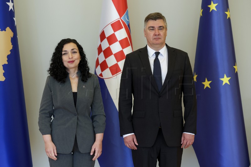 Milanović primio kosovsku predsjednicu Osmani