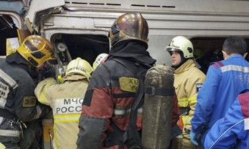 RUSSIA ACCIDENT METRO COLLISION