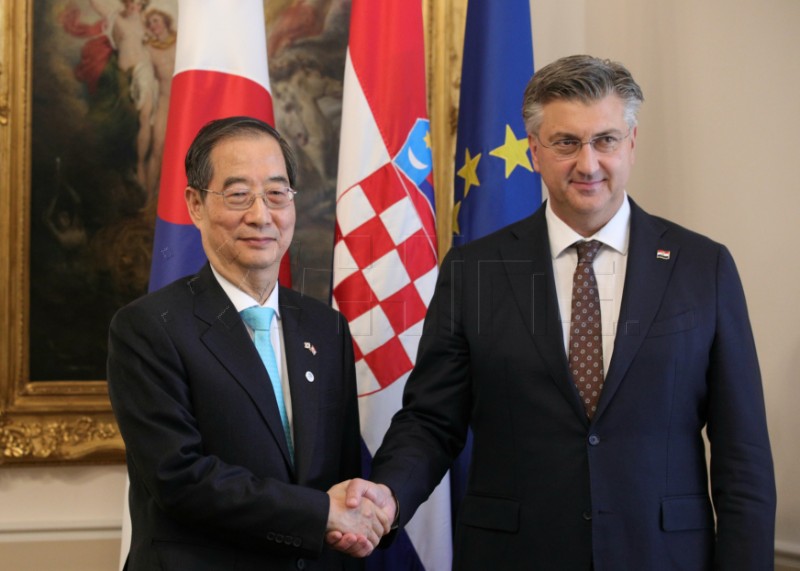 Plenković: Relations with Seoul important for diversification of trade