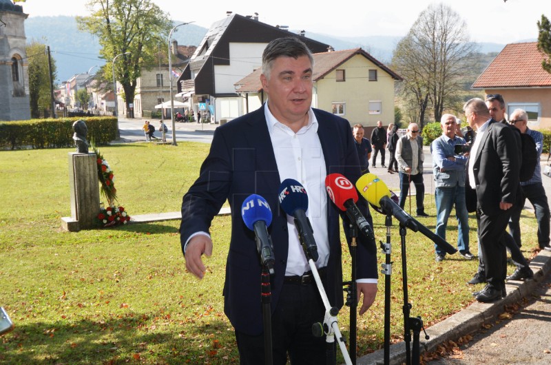 Predsjednik Milanović sudjelovao na obilježavanju Dana općine Plaški