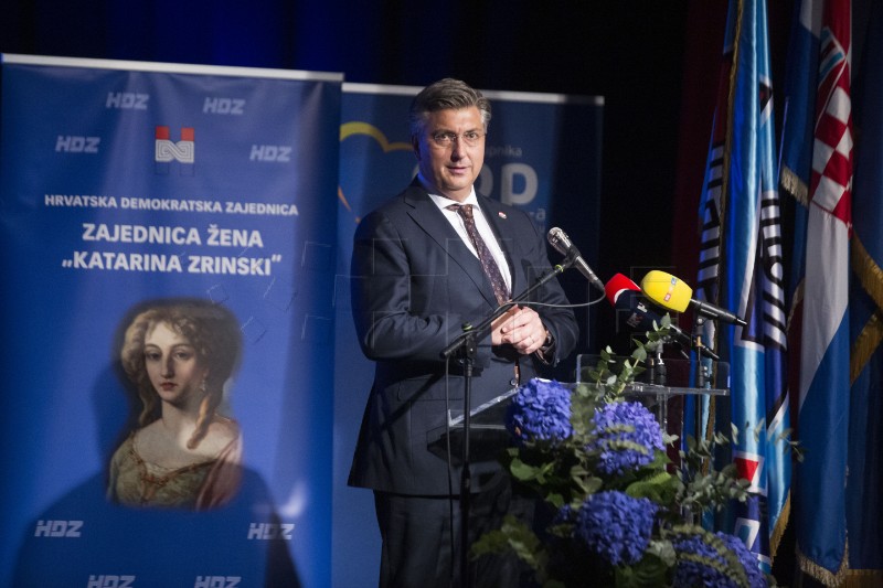 Plenković na klauzuri Zajednice žena HDZ-a "Katarina Zrinski"