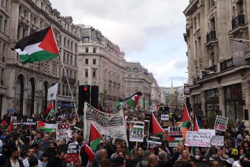 Simpatizeri Palestine prosvjedovali u Londonu protiv postupaka Izraela u Gazi