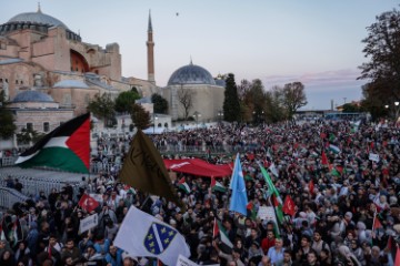 TURKEY PALESTINE MARCH