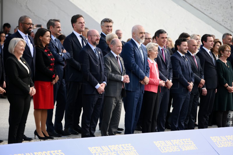 Premijer Andrej Plenković na sastanku na vrhu Berlinskog procesa